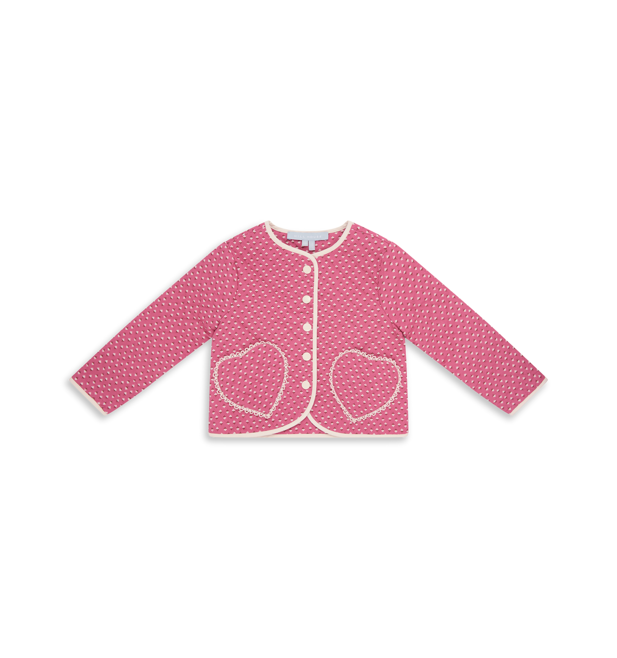The Tiny McNally Jacket in Poppy Half Drop Rose