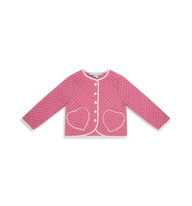 The Tiny McNally Jacket in Poppy Half Drop Rose