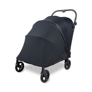 WonderFold PF Flat Fold Pet Stroller Large in Graphite Black