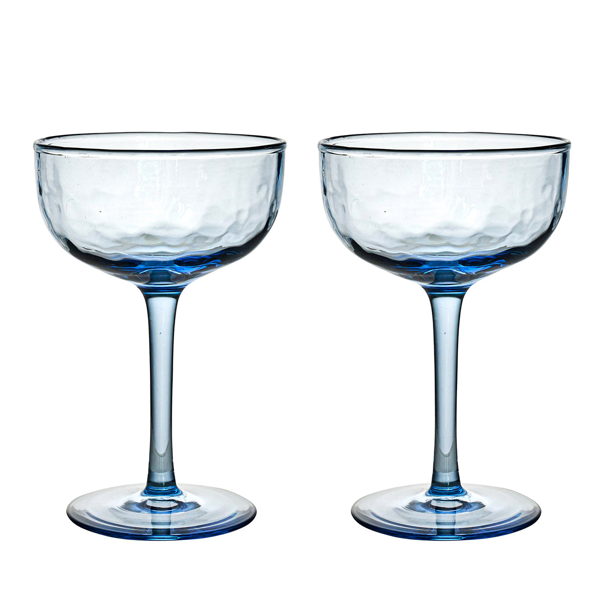 Puro Cocktail Coupe in Chambray, Set of 2