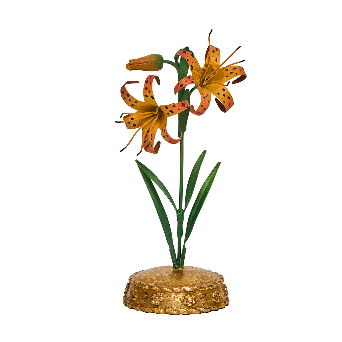 Meadow Walk Tiger Lily Place Card Holder in Orange