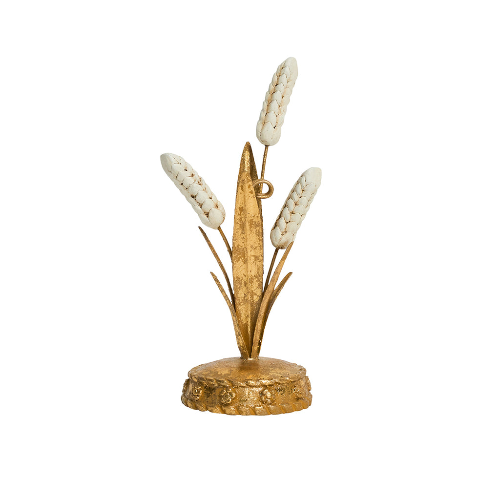 Forest Walk Wheat Place Card Holder in Gold