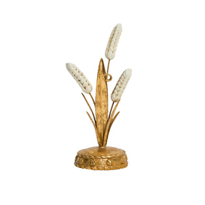 Forest Walk Wheat Place Card Holder in Gold
