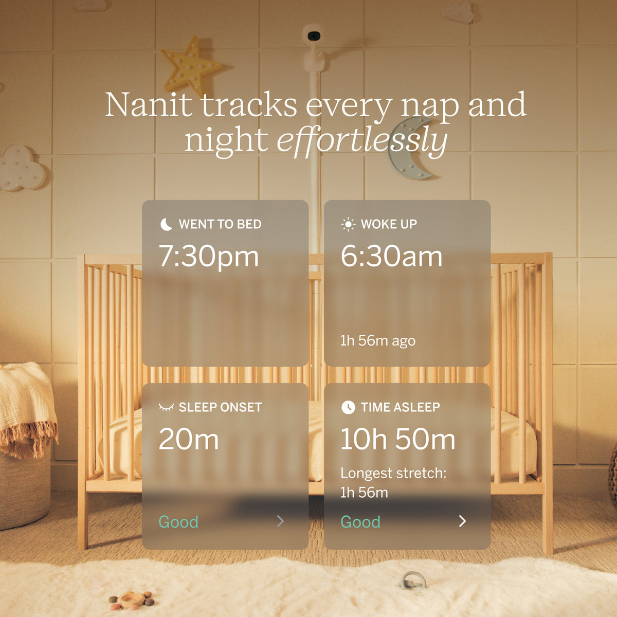 Nanit Smart Baby Monitor System with Floor Stand