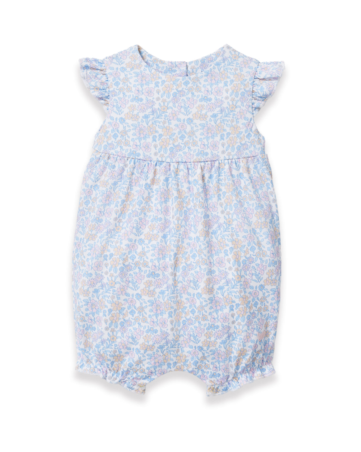 Baby's Pima Isla Play Romper in Fleur Blanche