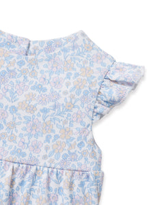 Baby's Pima Isla Play Romper in Fleur Blanche
