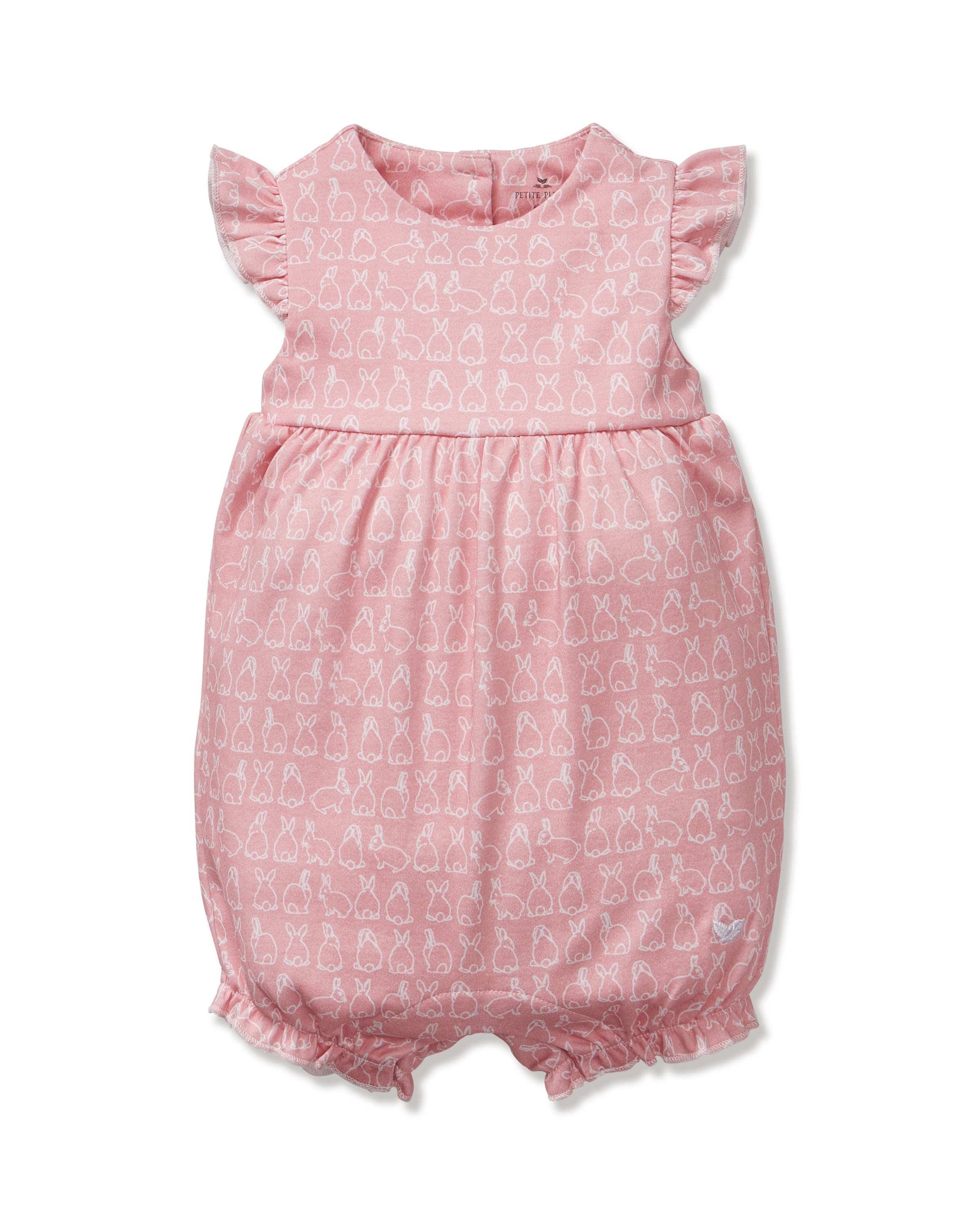 Baby’s Pima Isla Play Romper in Hoppy Days Pink