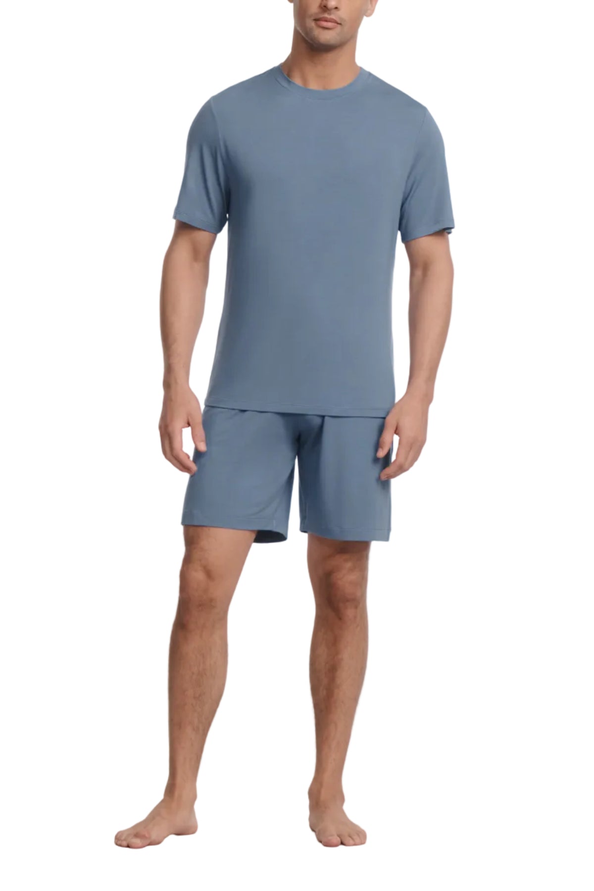 Henry Short PJ Set in Slate Blue