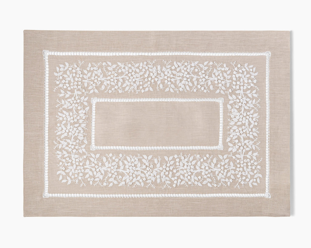 Jardin Classic Linen Placemat in Six Colors
