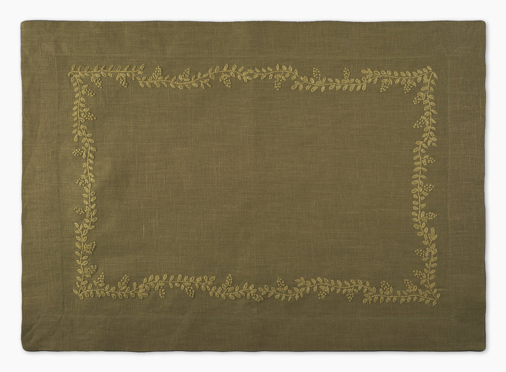 Prism Vine Linen Placemat in 13 Colors