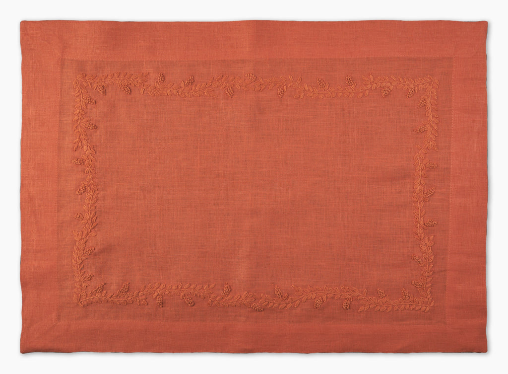 Prism Vine Linen Placemat in 13 Colors