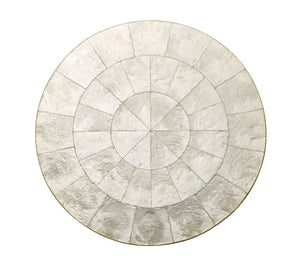 Kim Seybert, Inc.Round Capiz Placemat in Natural, Set of 4Placemats