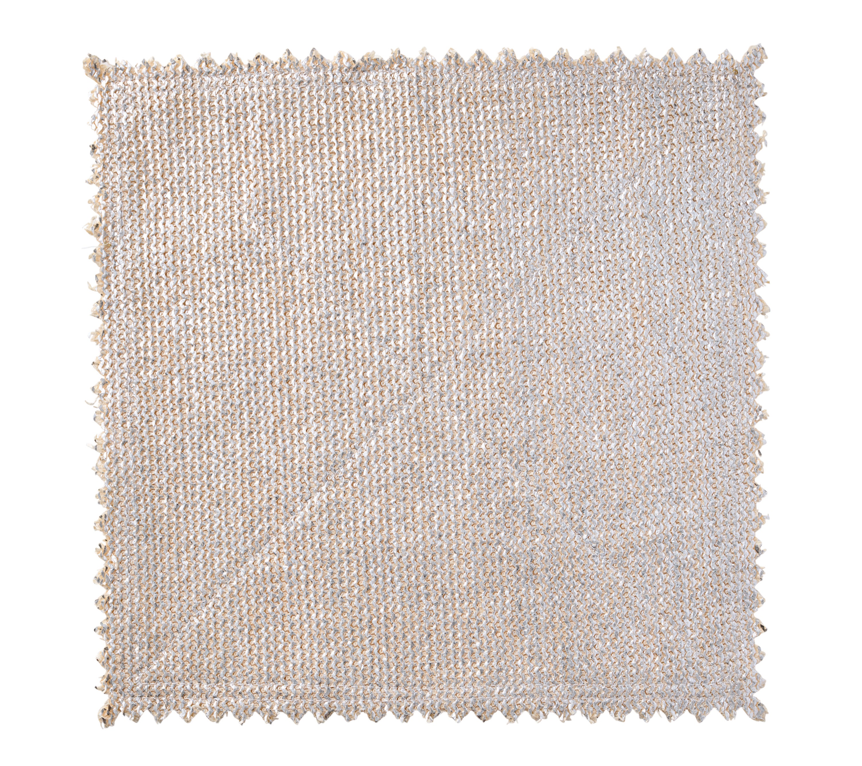 Stamped Reversible Placemat in Silver & Gold, Set of 4