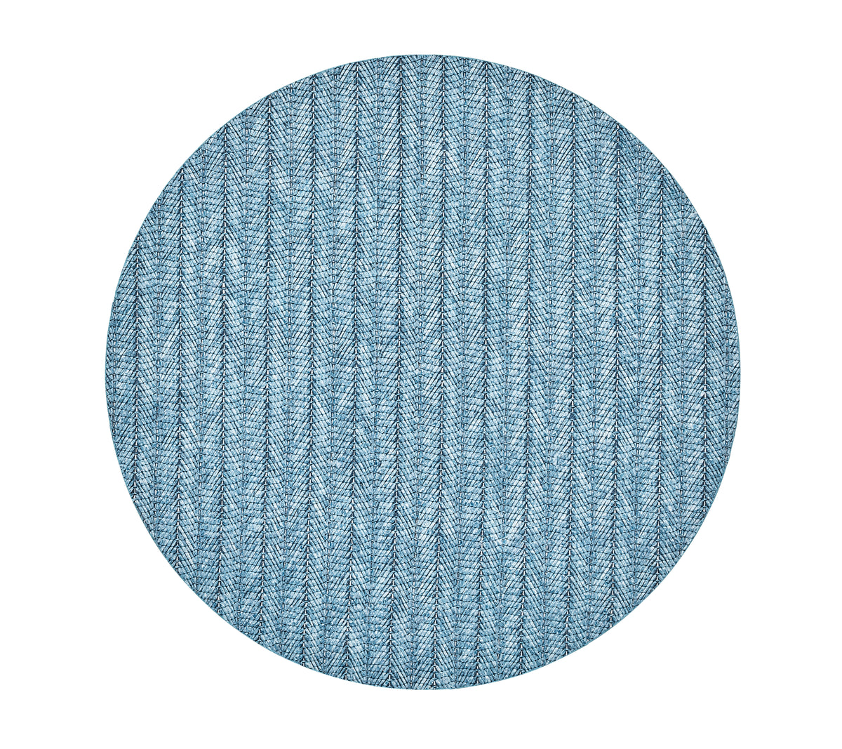 Herringbone Placemat in Indigo, Set of 4