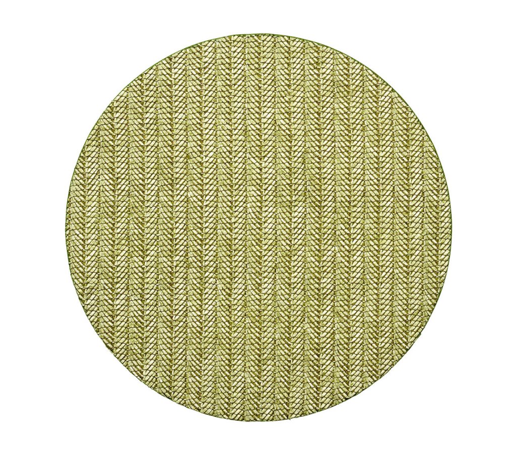 Chevron Placemat in Moss, Set of 4