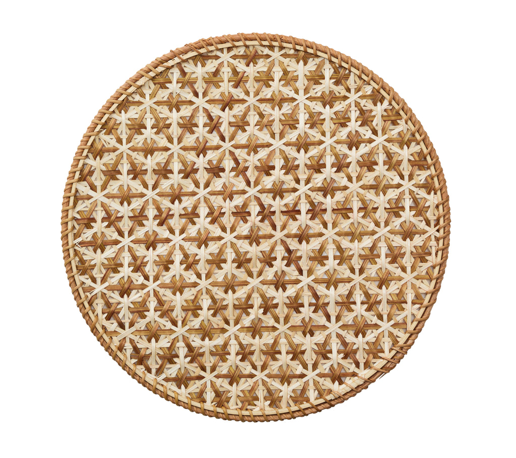 Lanai Placemat in Natural & Brown, Set of 4