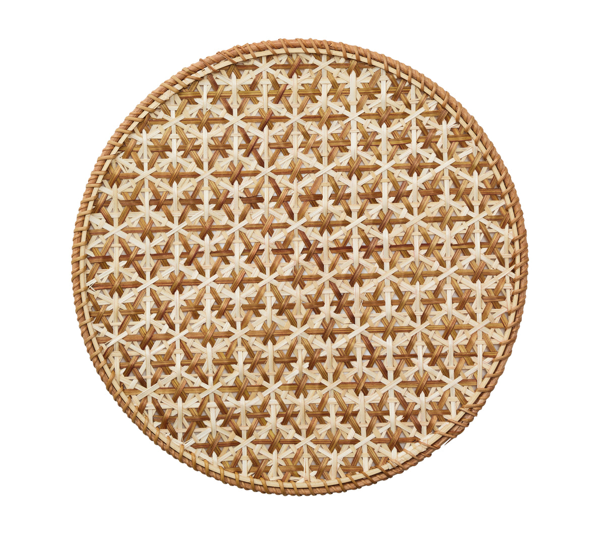 Lanai Placemat in Natural & Brown, Set of 4