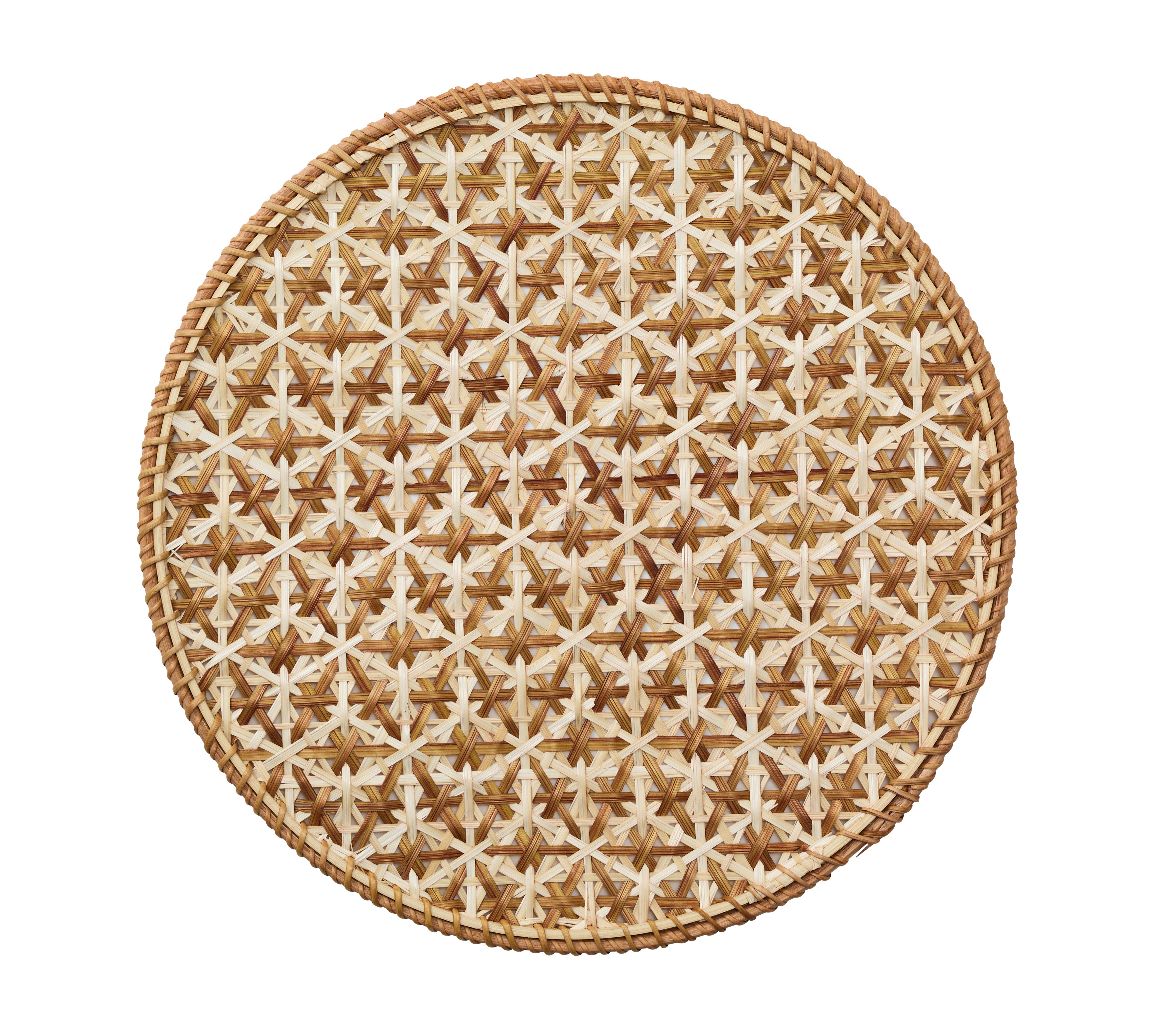 Lanai Placemat in Natural & Brown, Set of 4