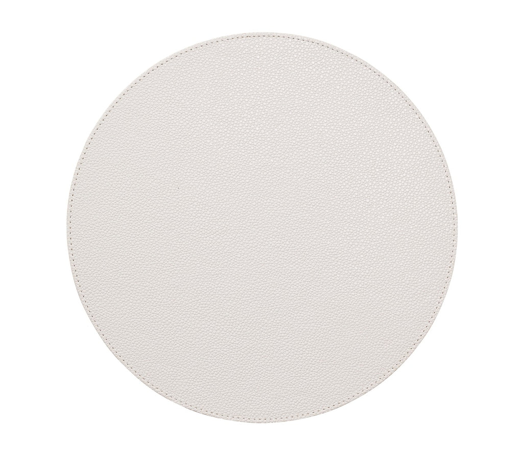 Pebble Placemat in White, Set of 4