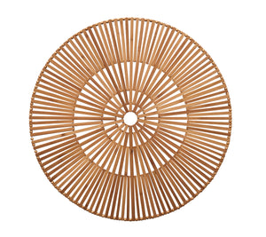 Spoke Placemat in Brown, Set of 4