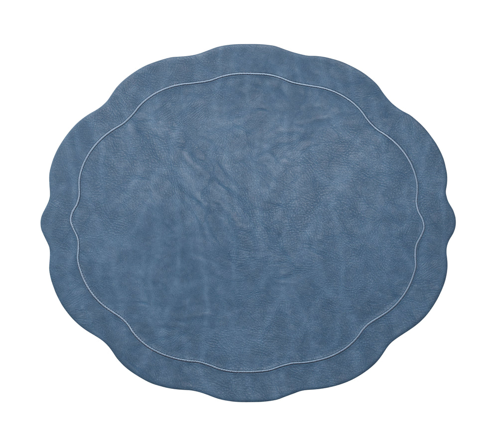 Tailored Placemats in Blue, Set of 4