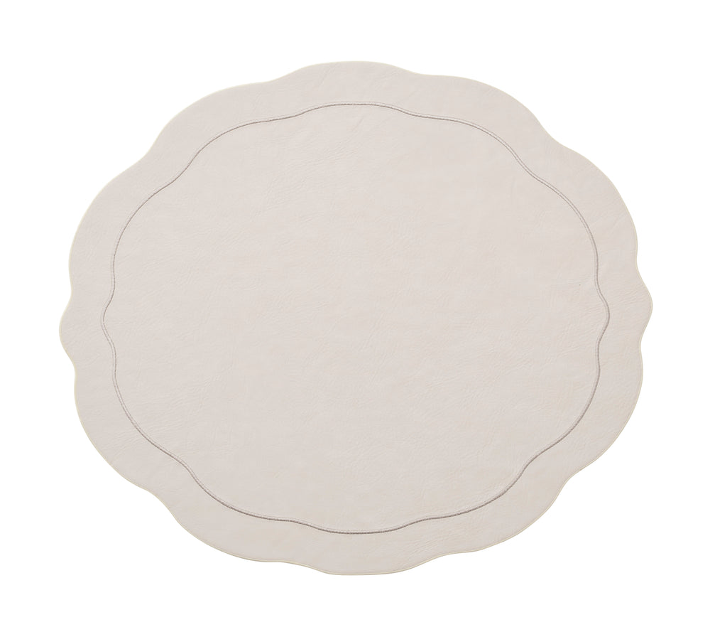 Tailored Placemats in Ivory, Set of 4