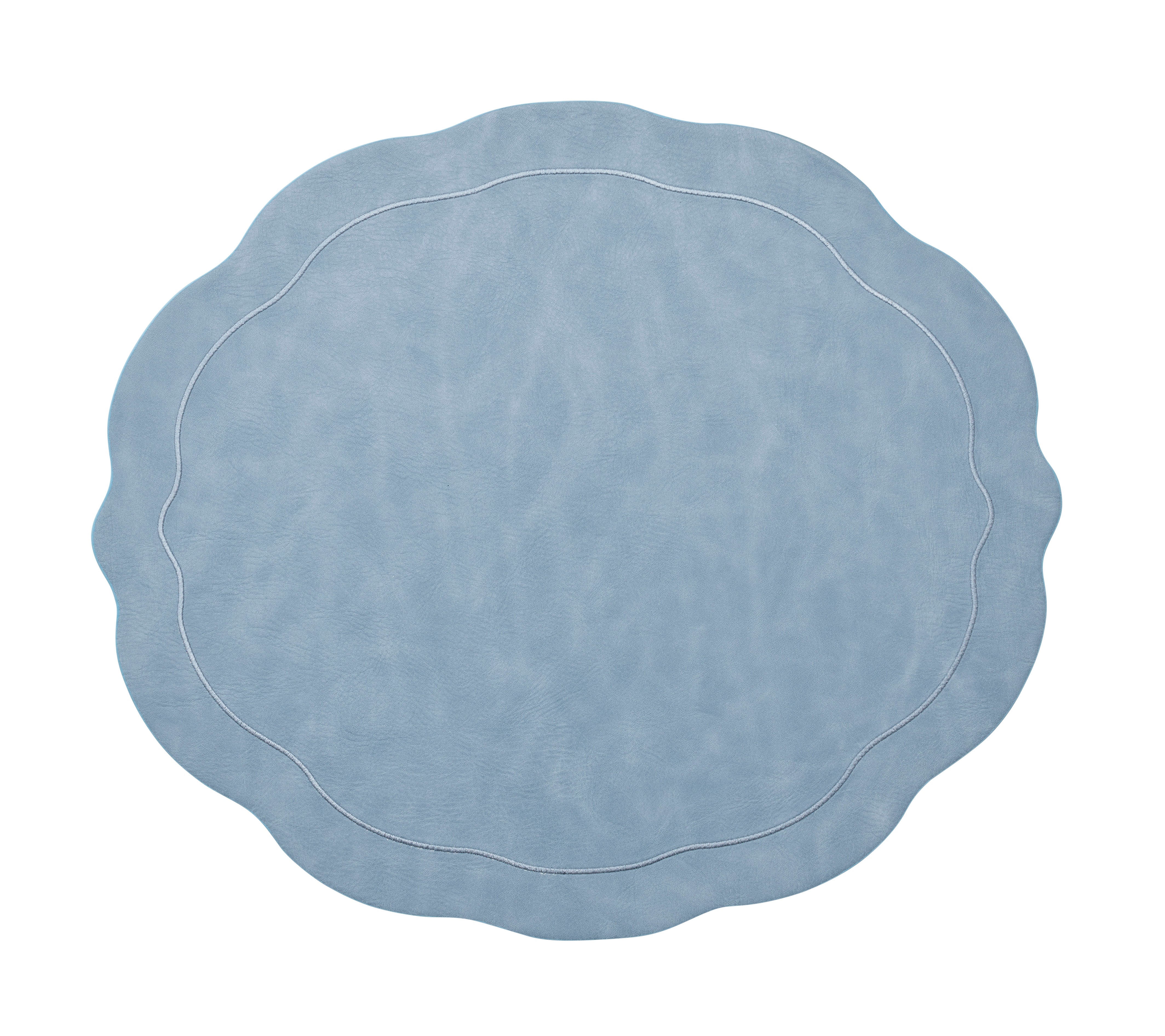 Tailored Placemats in Periwinkle, Set of 4