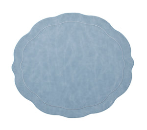 Tailored Placemats in Periwinkle, Set of 4