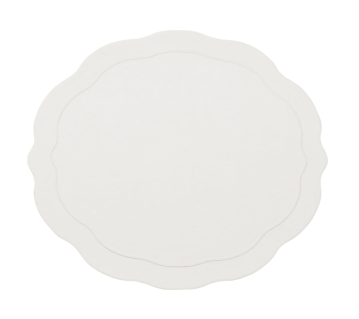 Tailored Placemats in White, Set of 4