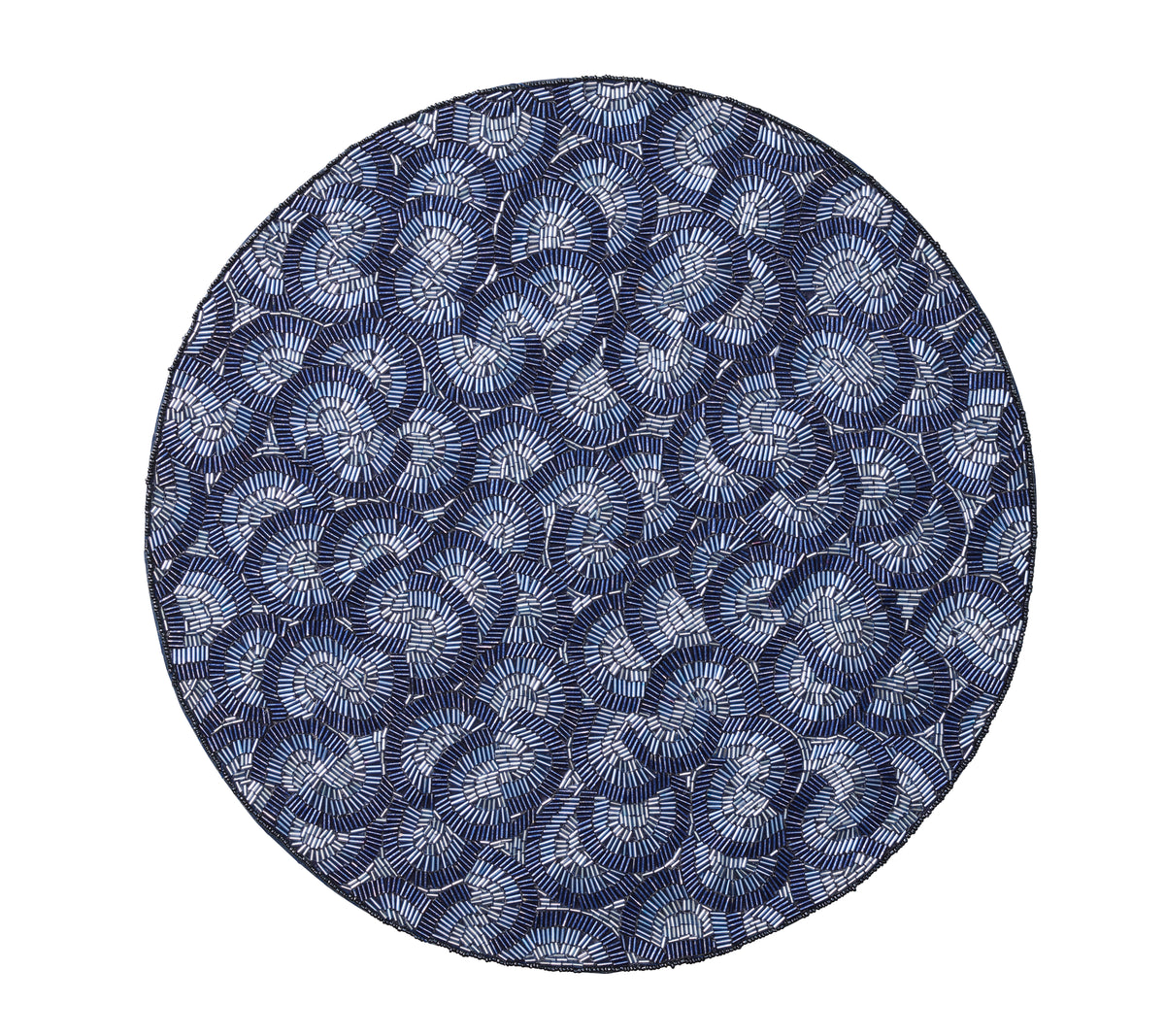 Lune Placemat in Blue, Set of 2