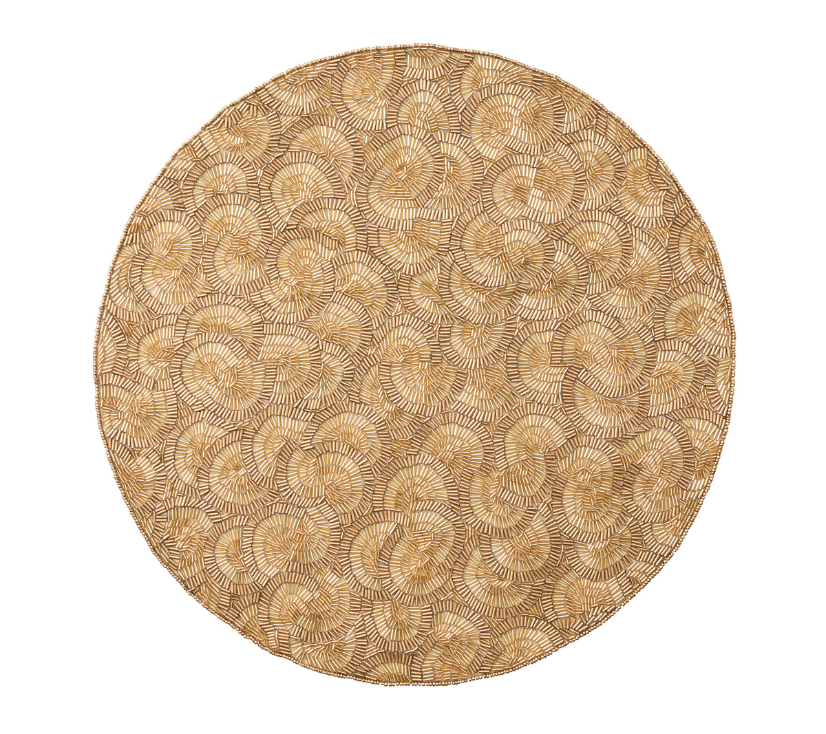 Lune Placemat in Gold, Set of 2