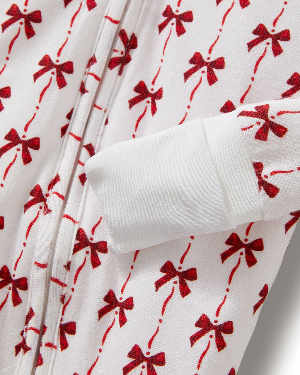 Baby’s Pima Peekaboo Romper in Blissful Bows
