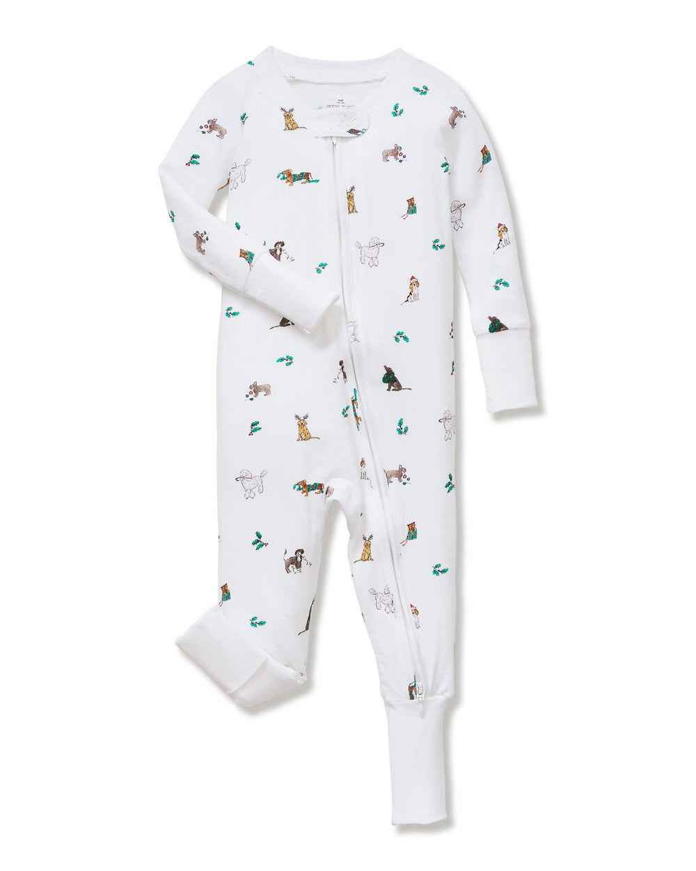 Baby’s Pima Peekaboo Romper in Jingle Paws