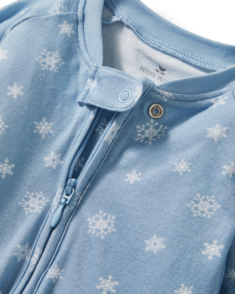 Baby’s Pima Peekaboo Romper in Periwinkle Wonderland