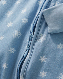 Baby’s Pima Peekaboo Romper in Periwinkle Wonderland