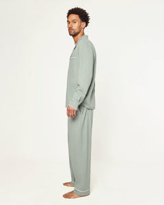 Men’s Pima Pajama Set in Sage