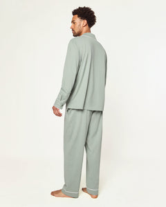Men’s Pima Pajama Set in Sage