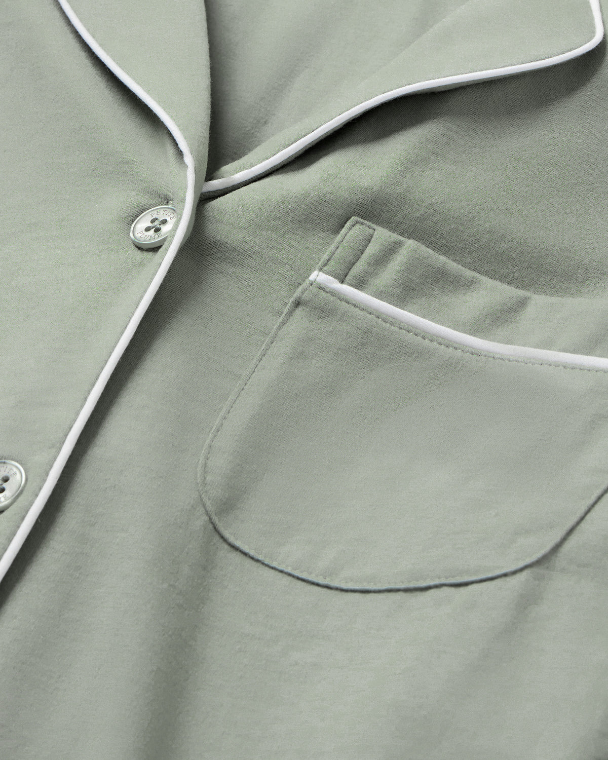 Men’s Pima Pajama Set in Sage