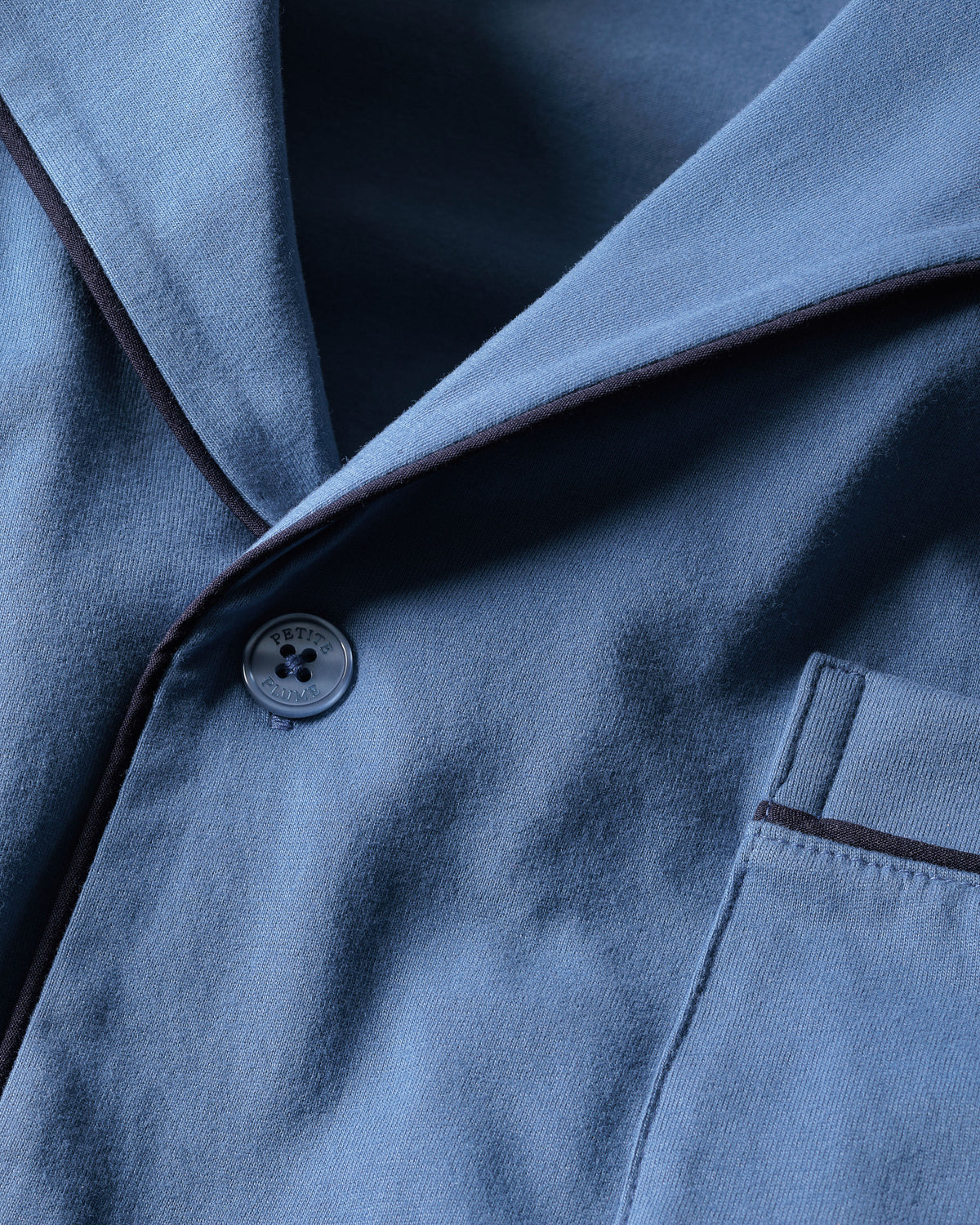 Men’s Pima Pajama Set in Mystique Blue