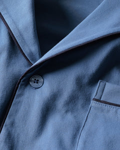 Men’s Pima Pajama Set in Mystique Blue