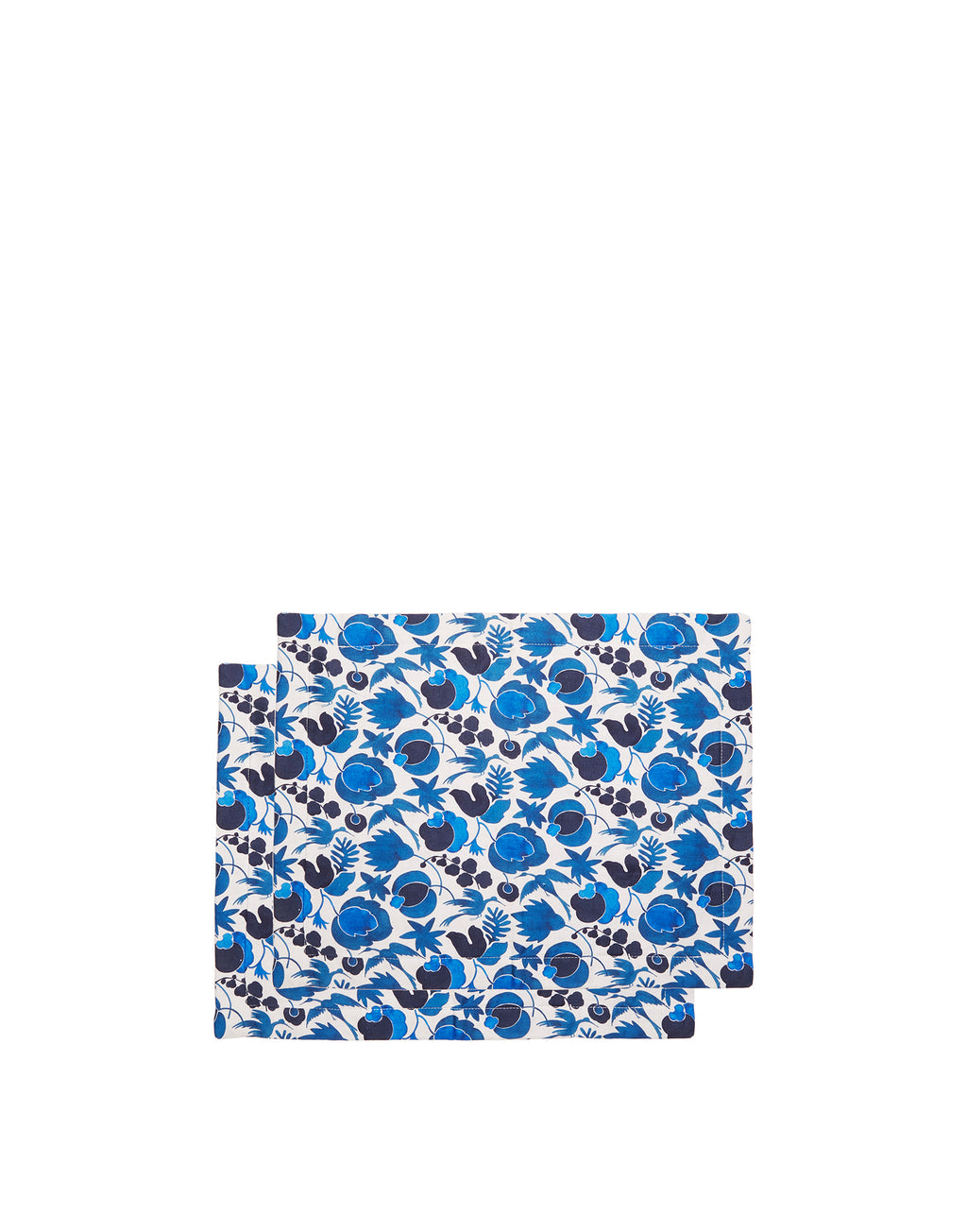 Placemats in Wildbird Blue, Set of 2