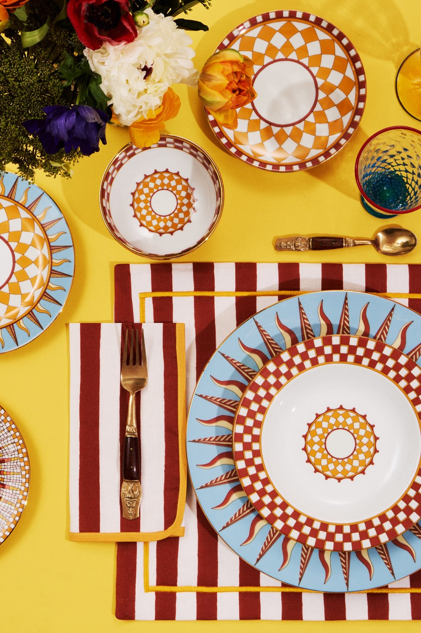 Dessert Plates in Apollo Mattone, Set of 2