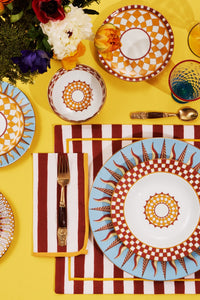 Dessert Plates in Apollo Mattone, Set of 2