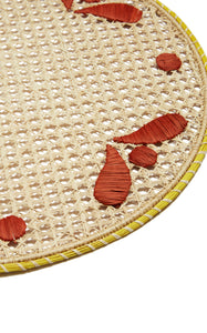 Raffia Placemats in Capri Mattone, Set of 2