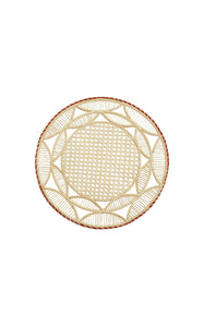 Raffia Placemats in Sol Mattone, Set of 2