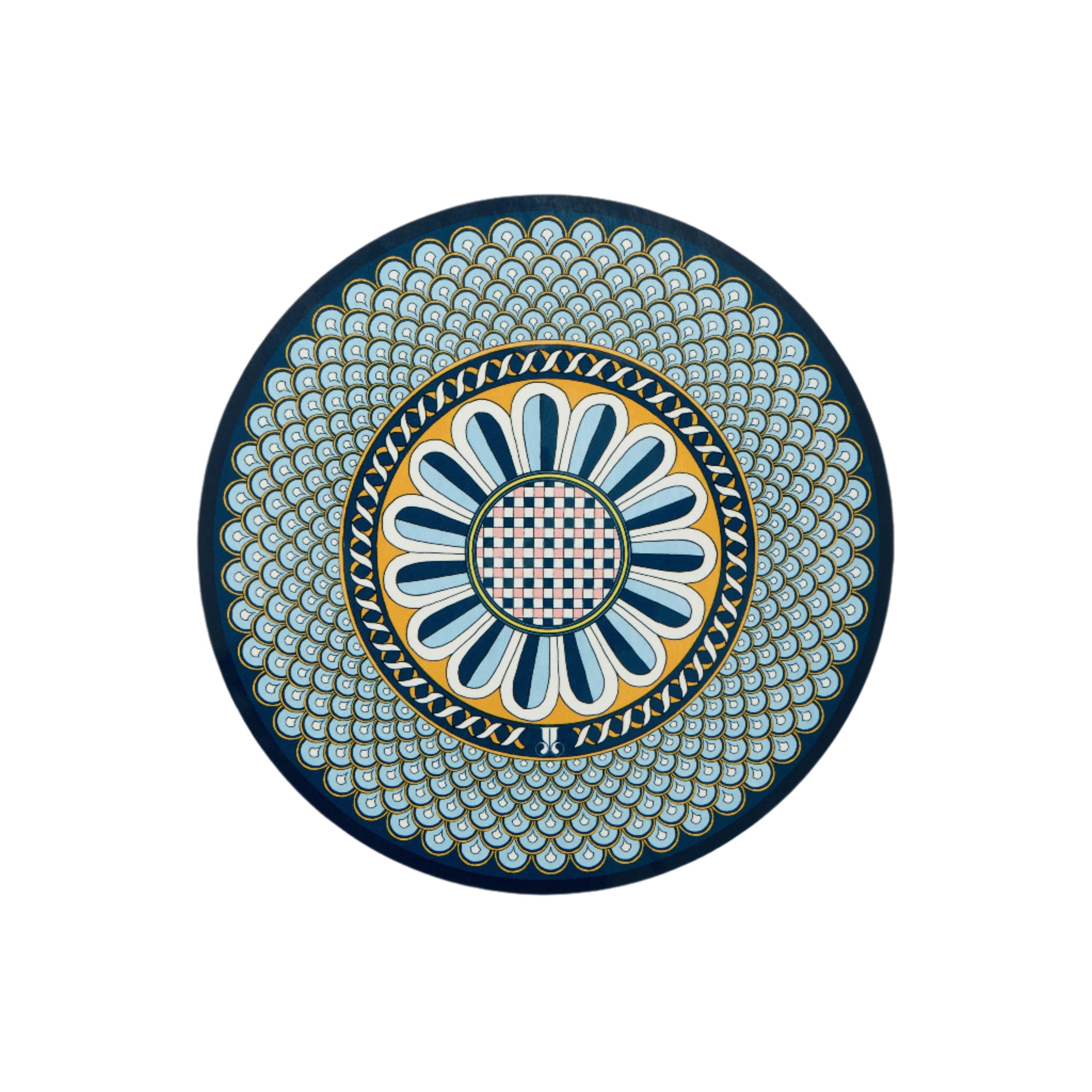 Disk Placemats in Napoli Midnight, Set Of 2