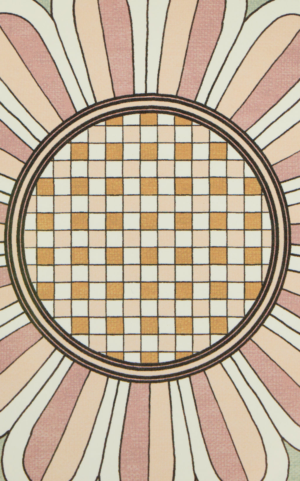 Disk Placemats in Napoli Dusty Pink, Set Of 2