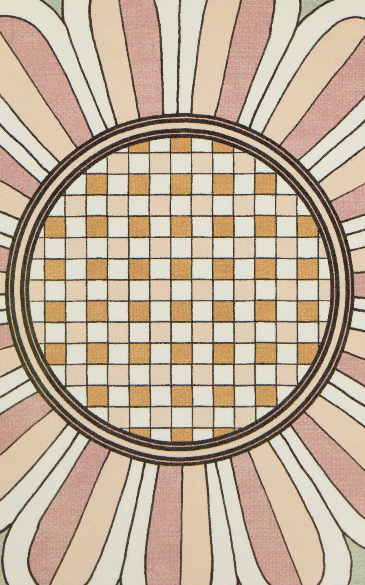 Disk Placemats in Napoli Dusty Pink, Set Of 2