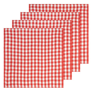 Picnic Napkin in Tomato, Set of 4