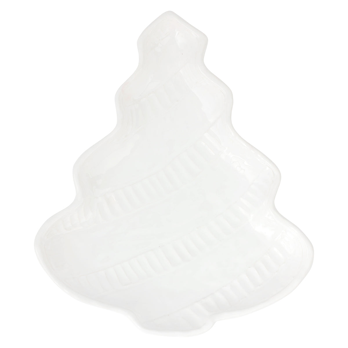 Pietra Natale Figural Tree Platter